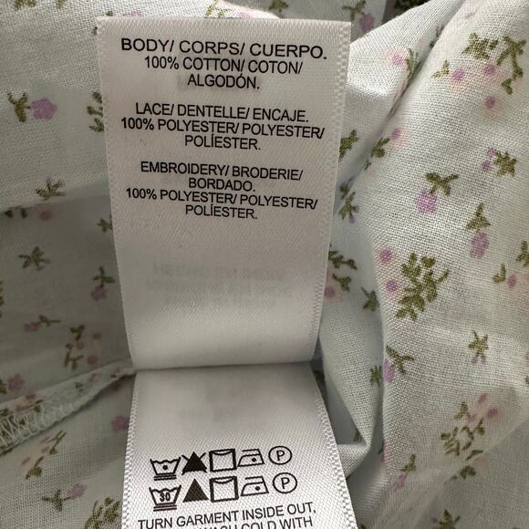 Lucky Brand Blue Embroidered Bohemian Sleeveless Top - Size XXL - NWT - Picture 5 of 8